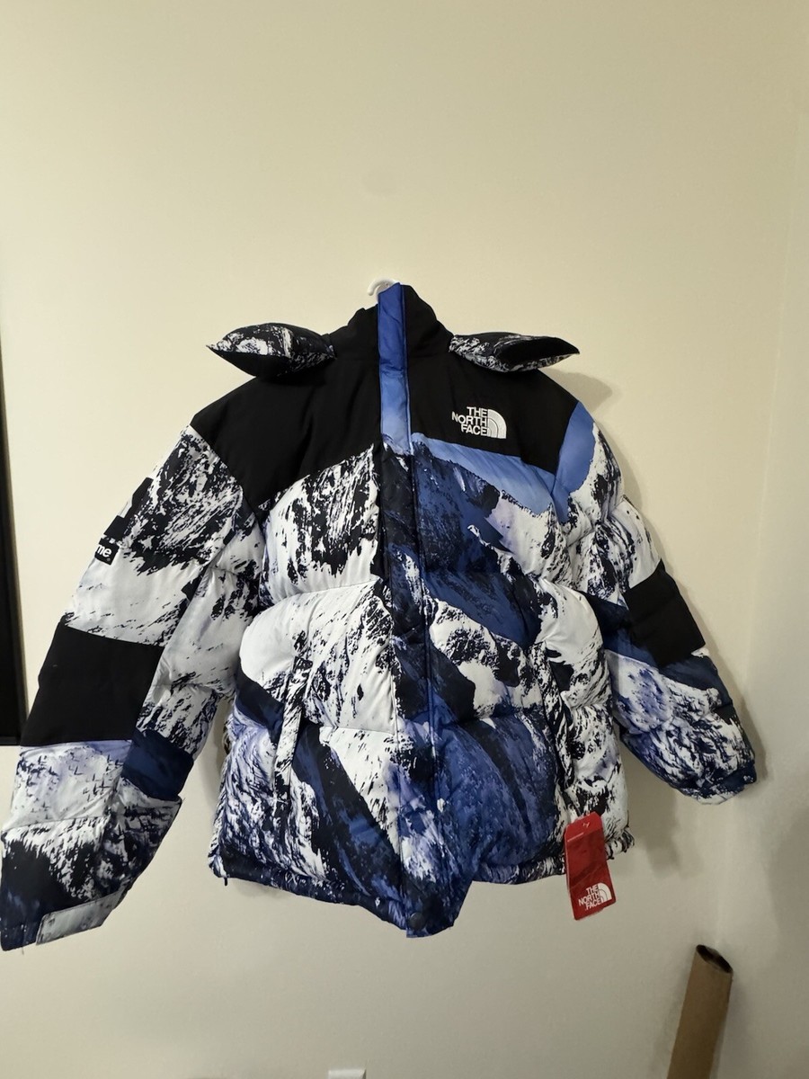 FW17 SUPREME THE NORTH FACE MOUNTAIN BALTORO JACKET TNF BLUE WHITE