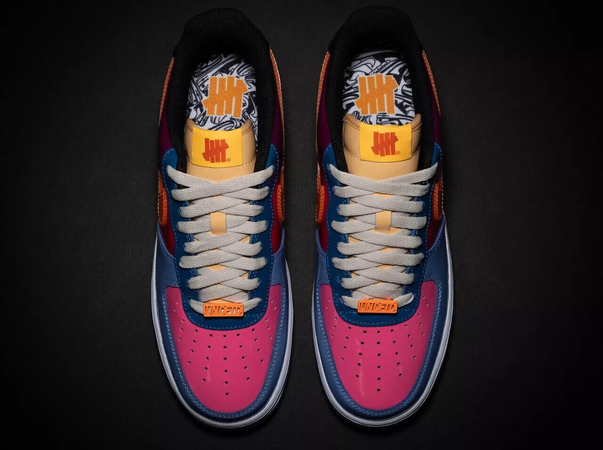 Size 7.5 - Undefeated x Nike Air Force 1 Low Total Orange for sale