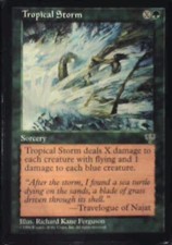 Tropical Storm - Mirage: #246, Magic: The Gathering Lp R97