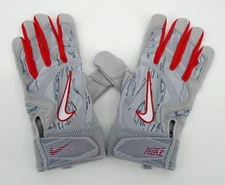 Nike J.T. Realmuto Baseball Player Batting Gloves Alpha Huarache Elite Mens XL