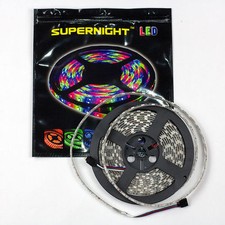 Waterproof RGB LED Strip Light 16.4ft with 300 LEDs Flexible Rope Tape Light 12V