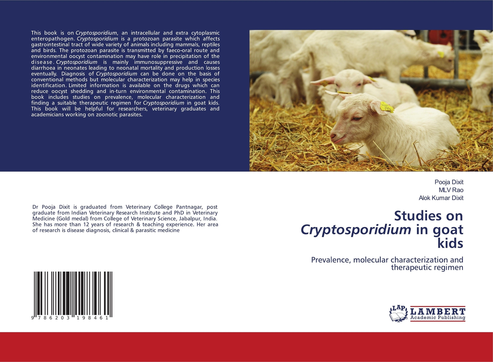 Thumbnail - Pooja Dixit (u. A.) | Studies On Cryptosporidium In Goat Kids |