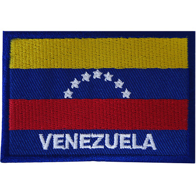 Venezuela Flagge Aufbügeln Aufnäher Nähen Südamerika Kleidung Tasche bestickt Abzeichen