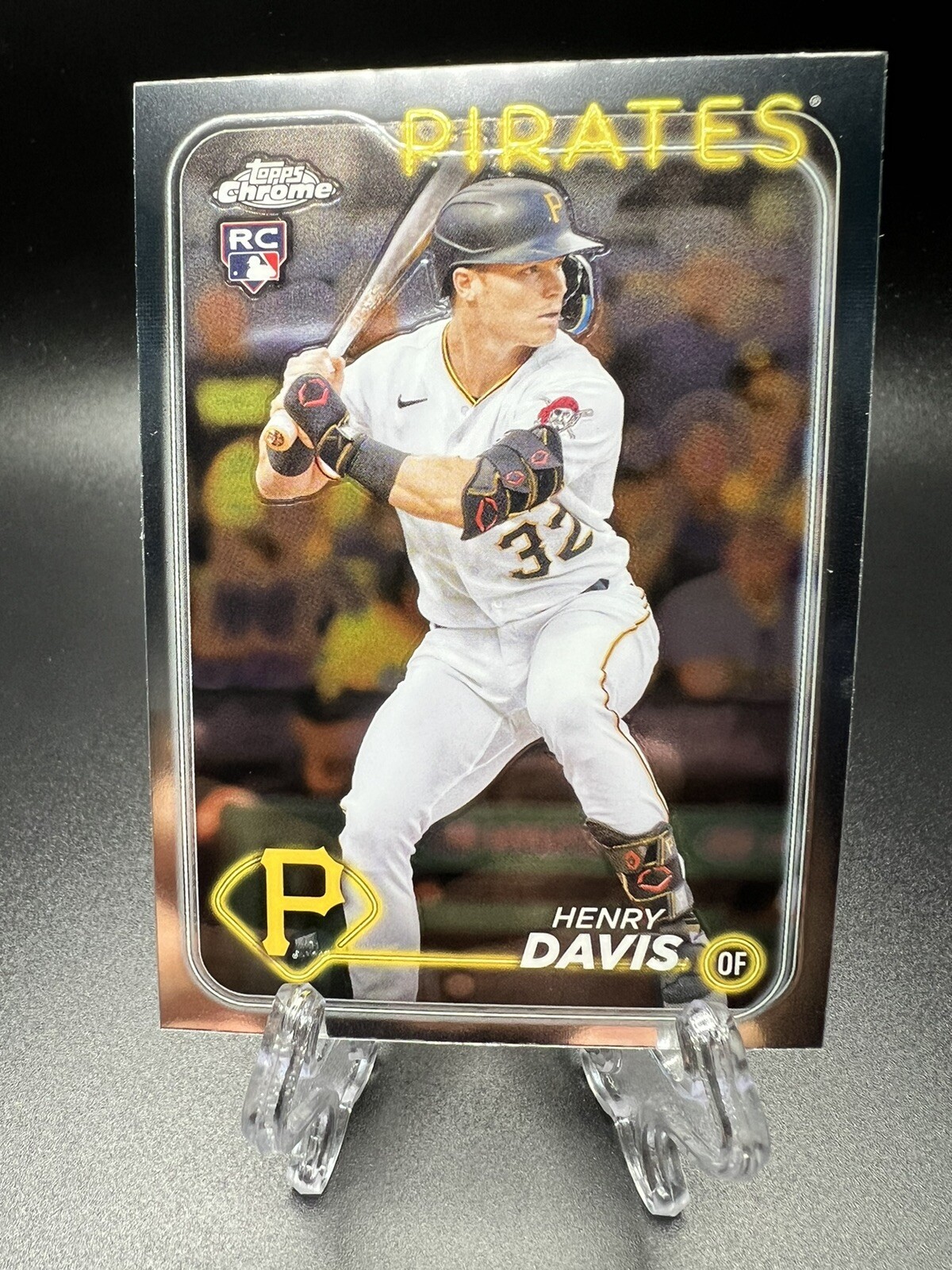 2024 Topps Chrome Base #260 Henry Davis RC Rookie Pittsburgh Pirates