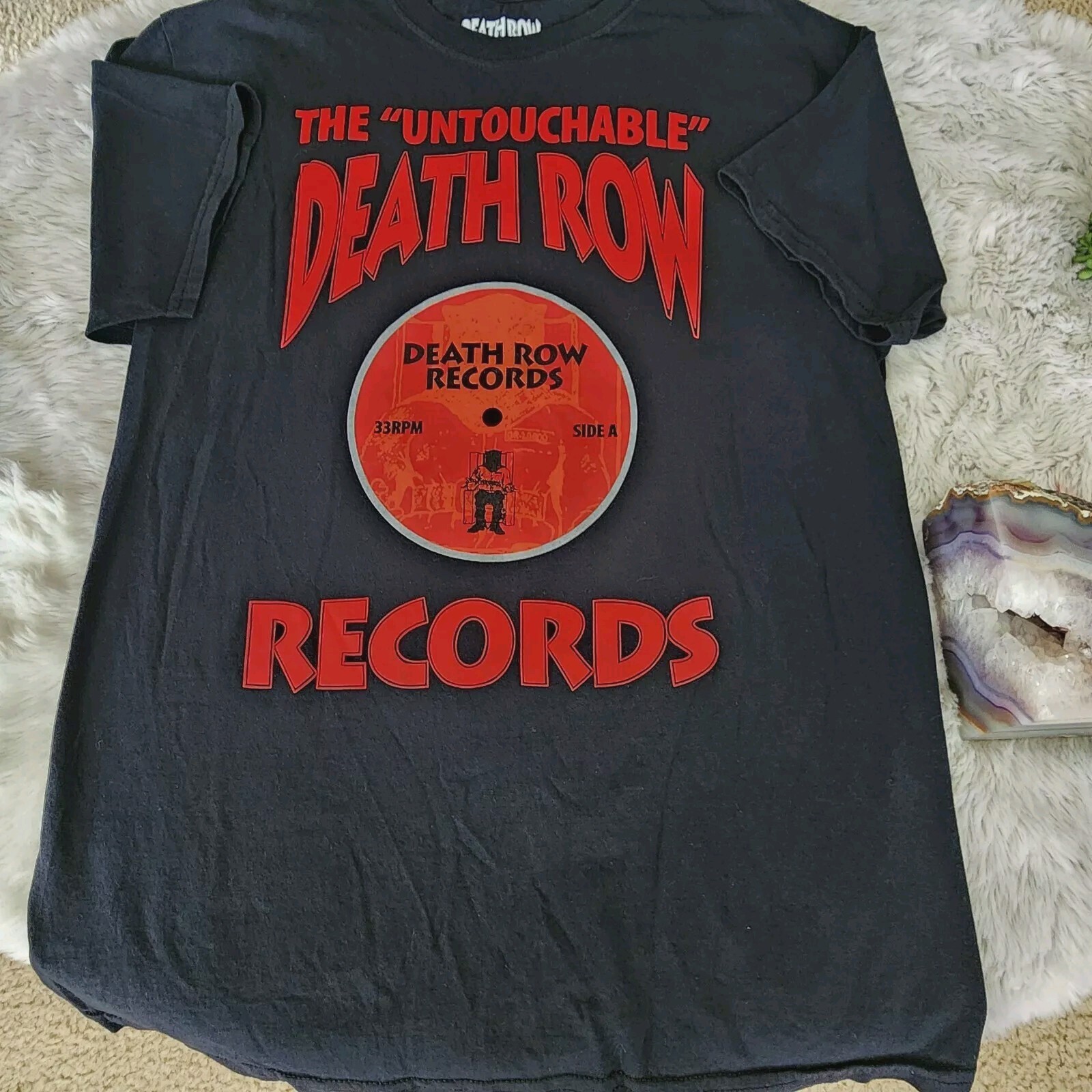 FILA "T shirt con logo ""The ""Intouchable"" Death Row Records"" nera taglia M"
