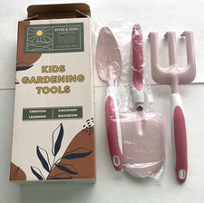 River  Sons Kids Gardening Kit Pink Mommy and Me Playtime New with Open Box