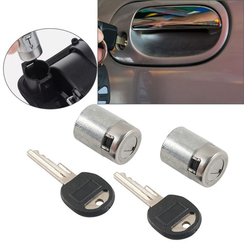 Door Lock Cylinder Kit With Keys For Chevy C1500 C2500 For GMC Suburban Yukon