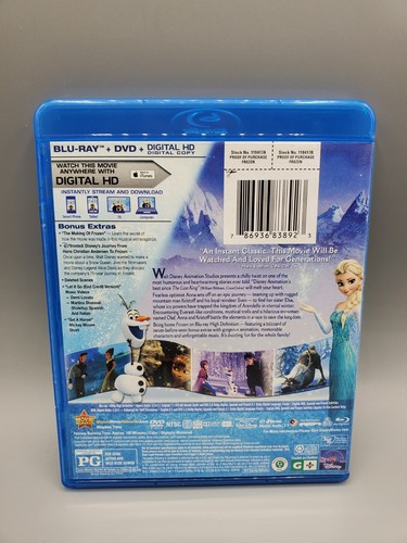 Disney Frozen Blu-ray/DVD Kristen Bell - Picture 3 of 3