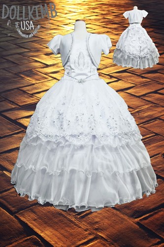 First holy Communion Dresses Girls. PaqueteS, Vestido De primera comunion, 7-24 - Picture 44 of 55
