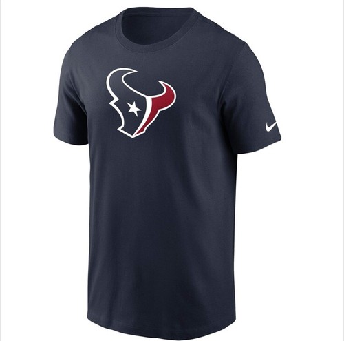 Nike NFL Houston Texans Logo Essential Graphic T-Shirt Blue NEW Mens Size Medium
