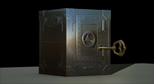 Money Box, Reproduction of Safe Rhino IronWorks Model File STL For 3D Printing - 第 6/11 張圖片