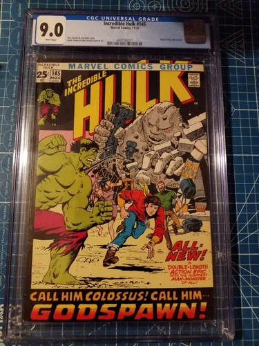 Incredible Hulk 145 Marvel Comics 1971 CGC 9.0 GR5-20
