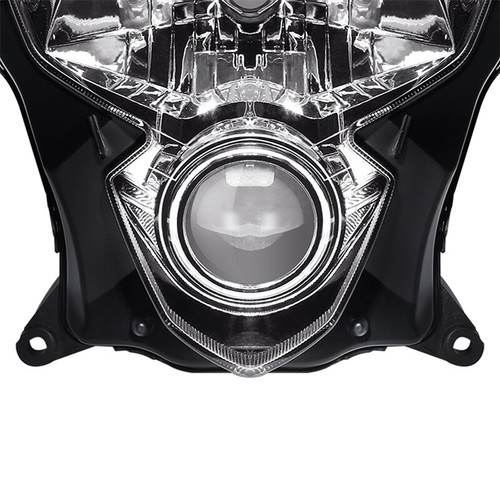 Front Headlight HeadLamp Fit For Suzuki GSX-R GSXR 600/750 2004-2005 Black - Picture 4 of 7