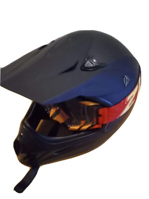 RAIDER RX/MX DOT fmvss No.218 Certified Black with ZLR Goggles