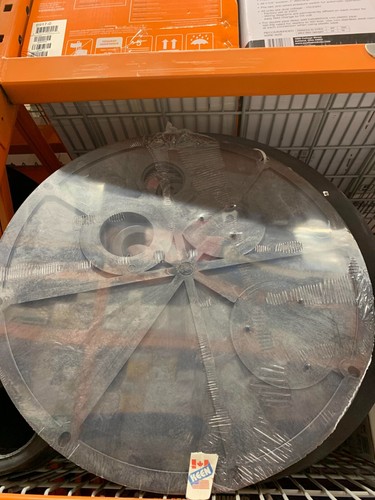 Bur-Cam 18 Inch X 30 Inch Lid & Sewage Basin With 2'' Discharge / 3'' Vent - Picture 6 of 9