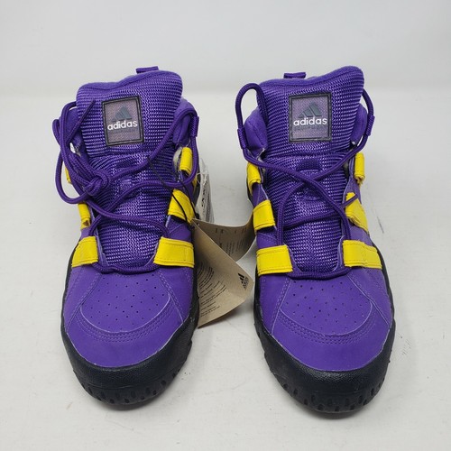 Vintage Adidas Equipment Sneaker Schuhe 074752 Herren 11,5 Lakers Colorway RAR 95 - Bild 3 von 10