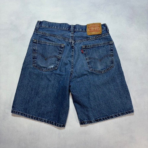 Levi's 550 Denim Shorts Relaxed Fit Jean Shorts Mens Size 32 Baggy Jorts Y2K