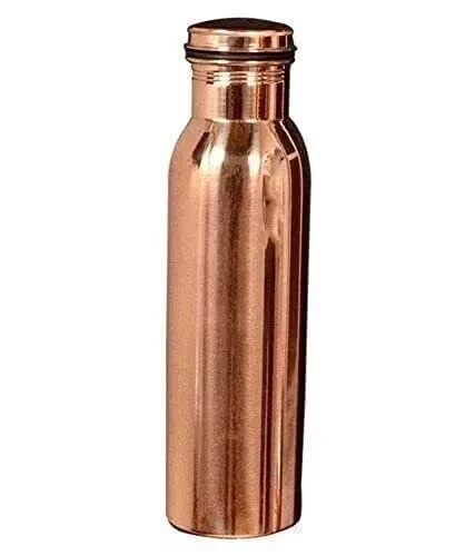 Plain Pure Copper water bottle Ayurvedic Yoga Thermos Health Benefits Pack of 6