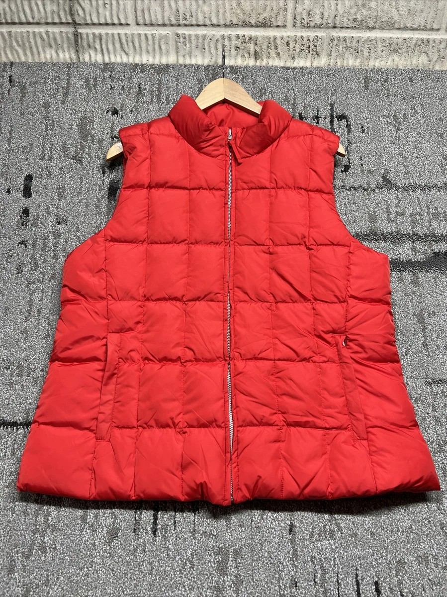 gap sleeveless puffer jacket