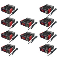 10PCS STC-1000 All-Purpose Temperature Controller Thermostat Aquarium w/ Sensor