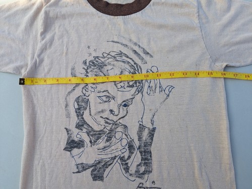 Vintage Original David Bowie 1978 Self Portrait T-Shirt 'Bowie in Berlin' Heroes - Picture 3 of 19