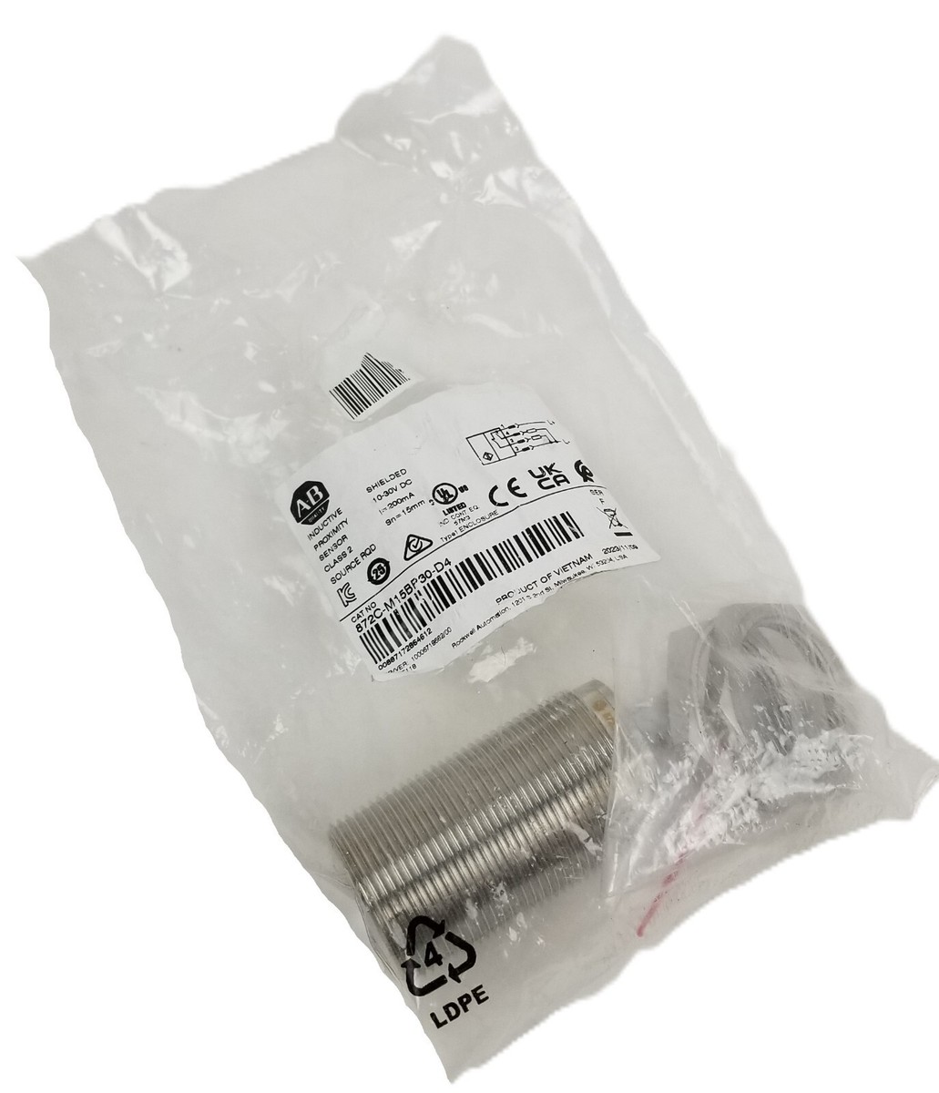 Allen-Bradley 872C-M15BP30-D4 Inductive Proximity Sensor 4Pin 10