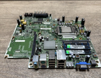 HP Compaq Elite 8200 USFF System Motherboard LGA 115X 611799-002 w CPU, 4GB RAM
