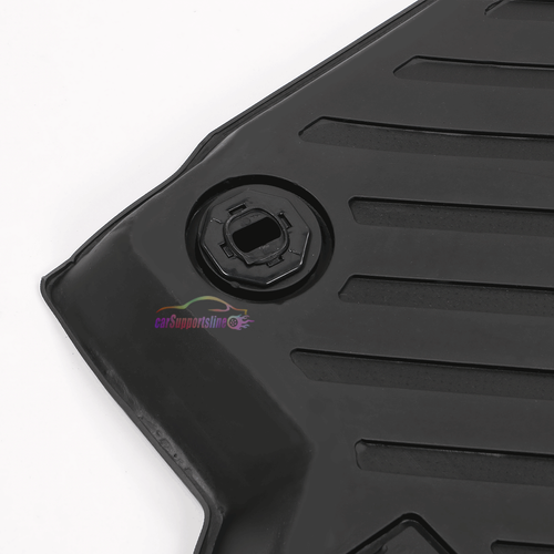 Fit For 12-17 Toyota Camry 3D Molded Black Floor Mats TPE Carpets w/ Sport - Picture 5 of 7