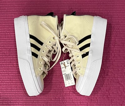 Brand New ADIDAS NIZZA PLATFORM HIGH TOP SNEAKERS womans Sz 5.5