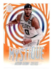 JAYSON TATUM 2019/20 PANINI ILLUSIONS #8 MYSTIQUE ORANGE INSERT BD6921
