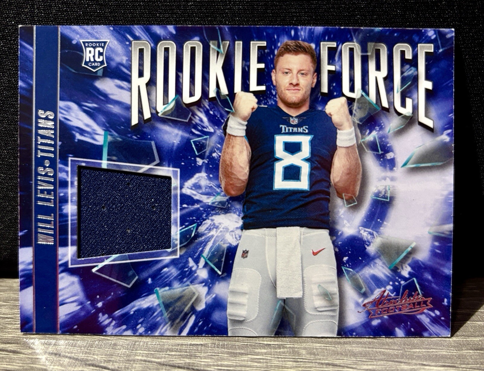 Will Levis 2023 Panini Absolute Football Rookie Force Relic #RF-4