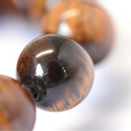 Tigerauge Perlen 8mm *A GRADE* Rund Kugel Edelstein Natursteine Schmuckstein G57 - Bild 4 von 4