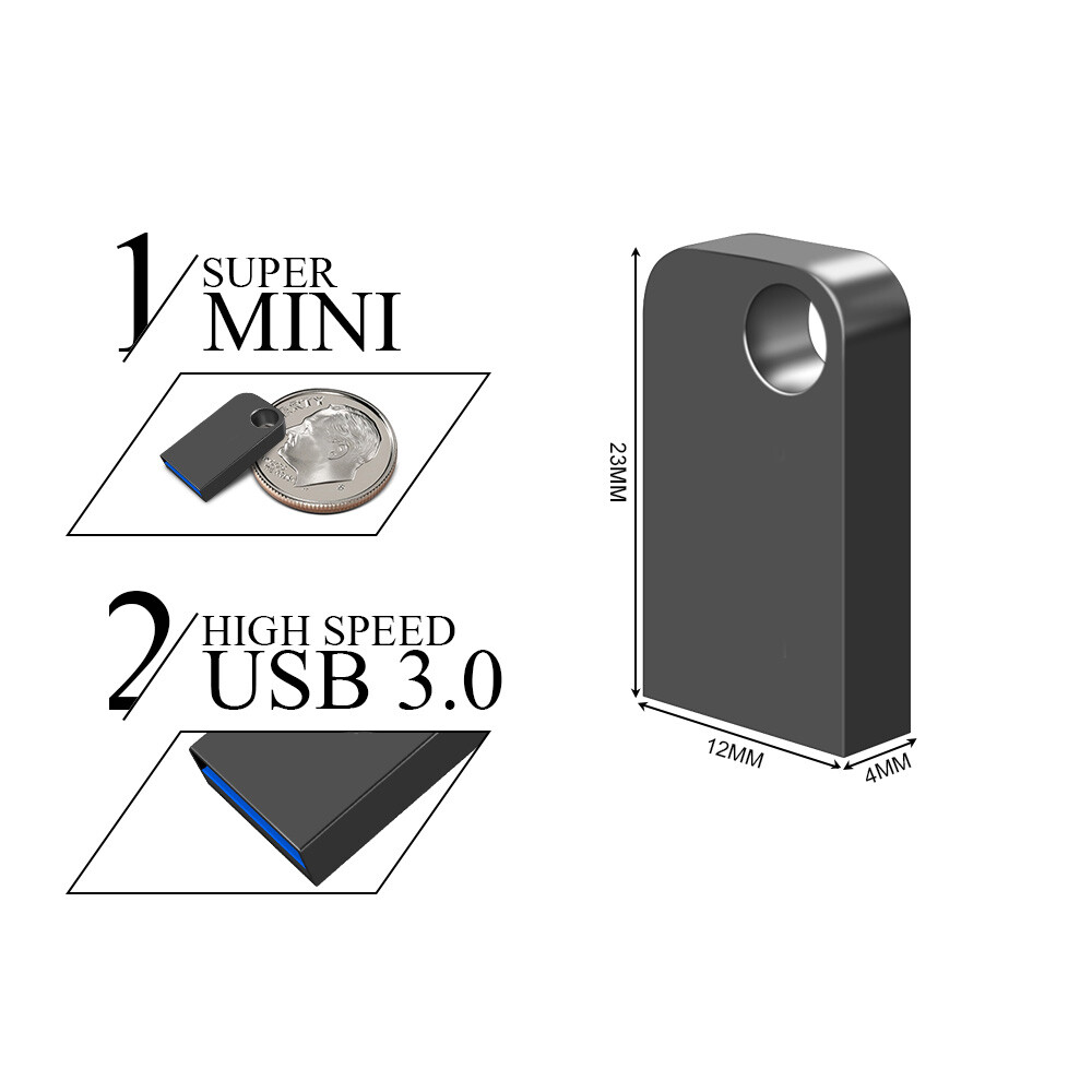 Mini USB  Flash Drives 4/8/16/32GB 64GB 128GB 256GB Thumb Drive Wholesale lot