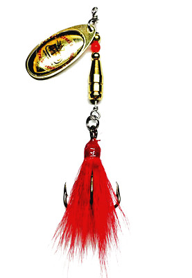 Best Quality Musky Fishing Spinner 1/2 OZ Bucktail Musky Salmon Pike Spinner USA