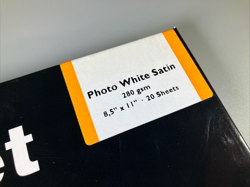 Lumijet White Satin photo paper 20 sheets Photo Professional Inkjet Media NEW - Picture 4 of 5