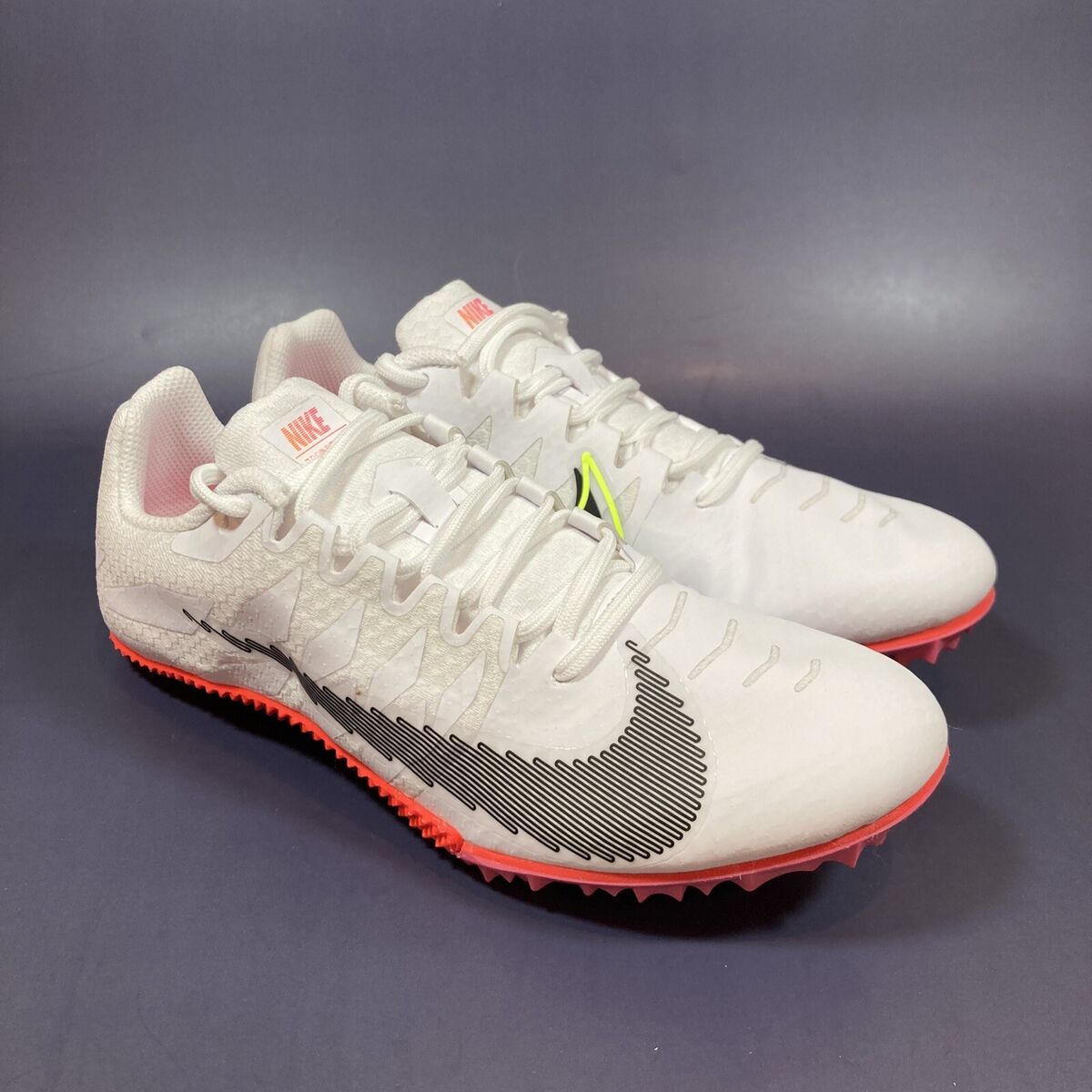 Size 7 - Nike Zoom Rival Waffle 5 White Bright Crimson 2021 Size 7 - Nike Zoom Rival Waffle 5 White Bright Crimson 2021