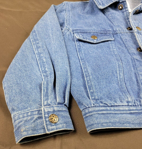 Rare Vintage 80s Boys Oshkosh Denim Jacket Size 7 VERY GOOD CONDITION - Picture 3 of 11