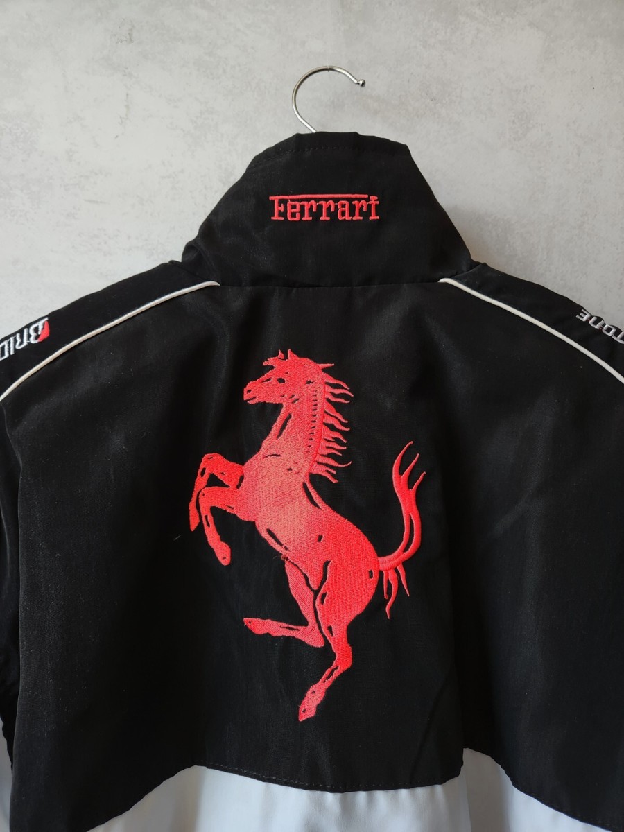 RARE ! VINTAGE FERRARI BIG LOGO JACKET RACING F-1 | eBay