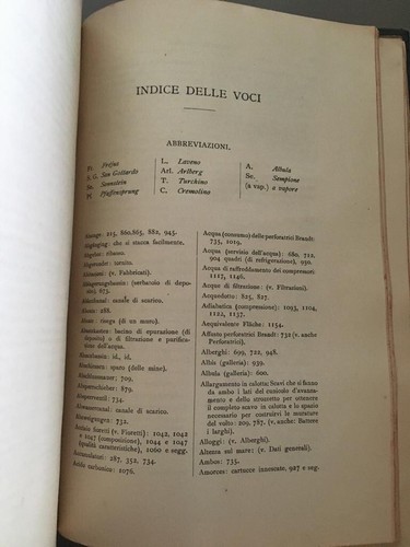 Biadego, trafori alpini Frejus San Gottardo Sempione Hoepli 1906 testo e tavole - Foto 5 di 12