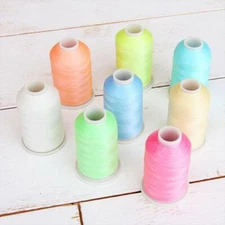 Glow in the Dark Machine Embroidery Thread - 8 Colors Available