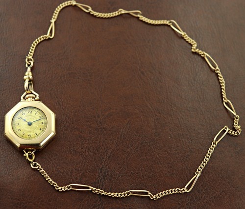 Vintage Patria Gold Plated Pendant Watch - Picture 2 of 7