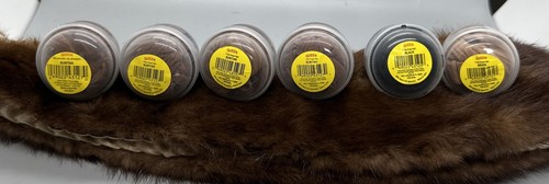 A Lot Of 6 NEW Vintage Knee High Nylons - 1 Black, 4 Tan, 1 Beige - Queen Size