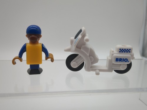 Rare 💥 Brio 33861 Police Motorcyclist | - Picture 2 of 4