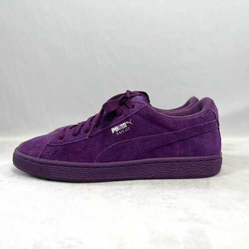 Puma Suede Classic Sneakers Casual Shoes Kid's Sz 6.5C Purple