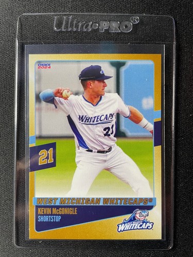 2024 West Michigan Whitecaps Update Kevin McGonigle (Tigers) #40 ONLY 750 MADE!!