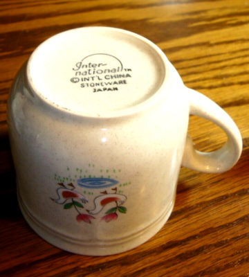 Vtg International Stoneware Heartland Coffee Cup Mug Duck Geese