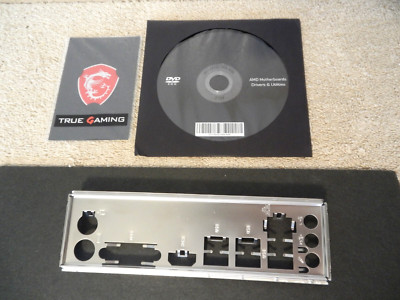 ** NEW ** MSI A320M-A B450M-A Pro Max DRIVER DVD + IO Shield B0CLVGM4TB