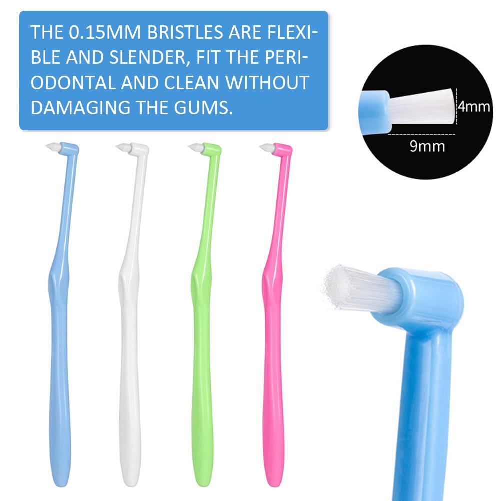 Interdental Brush Cleaning Soft Toothbrush Oral Care (Blue) eBay