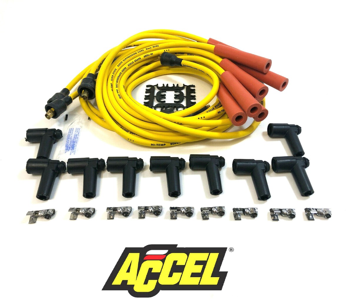 Universal Spark Plug Wires Ignition 8mm HEI Super Stock