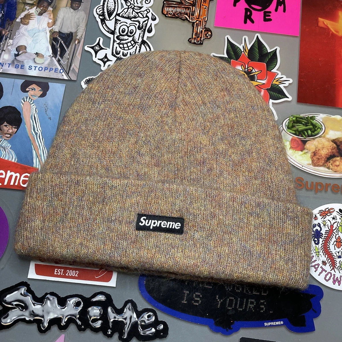 Supreme Mohair Beanie FW22 Sand Brand New